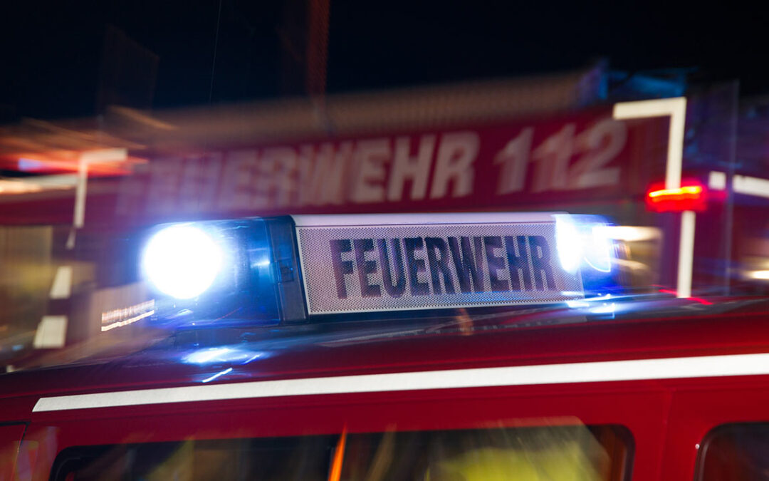 KS: Ein Brand, ein Promilleunfall und drei Einbrüche