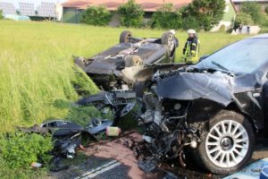 Wasenberg: Zwei Audi prallen frontal zusammen