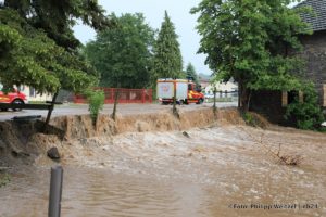 Unwetter: Mehr als 150 Feuerwehrleute im Einsatz