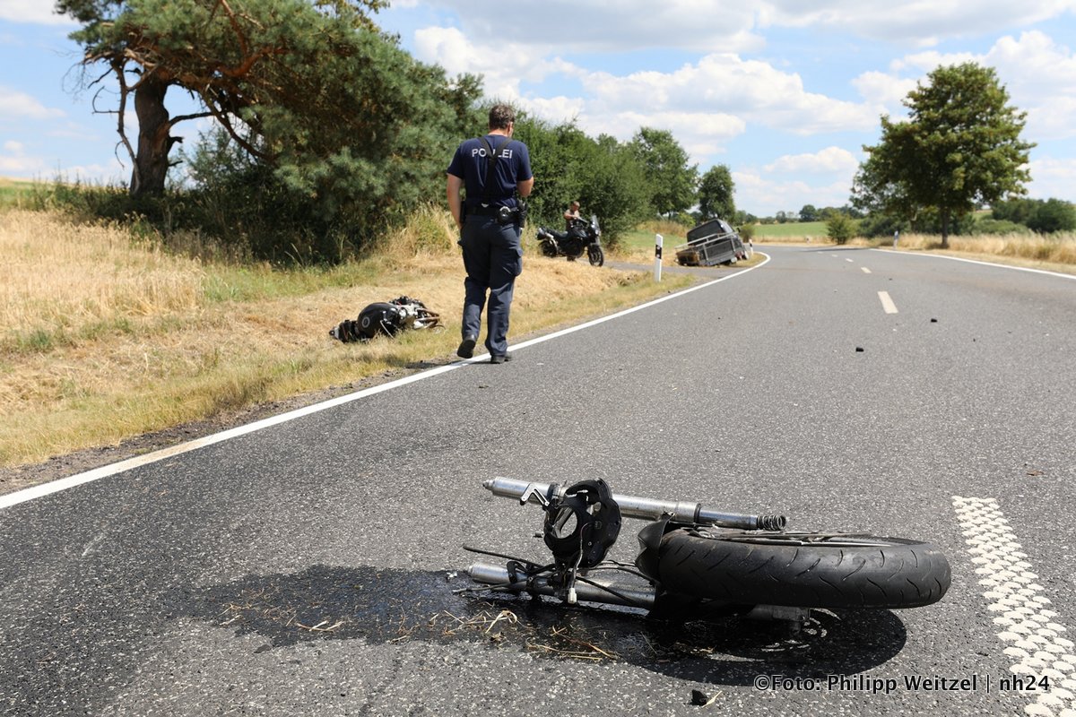 B62: Motorradfahrer (48) Schwebt Nach Unfall In Lebensgefahr – Nh24.de