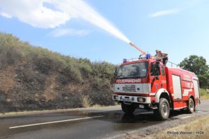 Flächenbrände wüten bei Herbstein