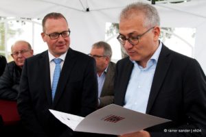 Tarek Al Wazir zu Besuch in der „Hauptstadt“