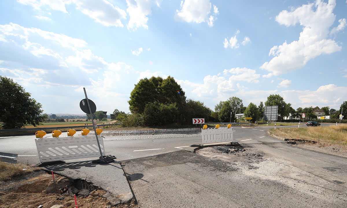 B454: Jetzt Ist Der Trutzhainer Kreisel An Der Reihe – Nh24.de