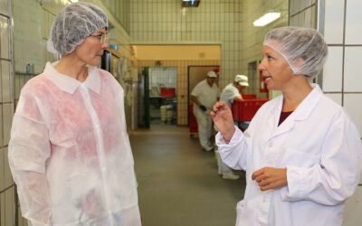 Beeindruckt von regionaler Bio-Wertschöpfungskette