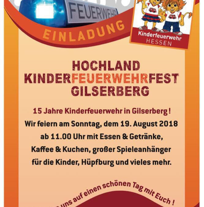 Hochland-Kinderfeuerwehr feiert 15-jähriges Bestehen