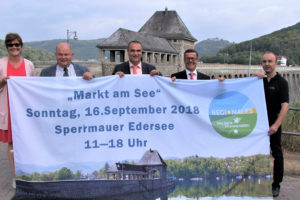 Total Regional an der Edersee-Sperrmauer