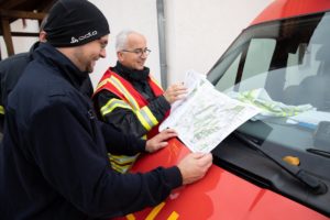 Knüllwald: Katastrophenschutzzüge üben gemeinsam in Niederbeisheim