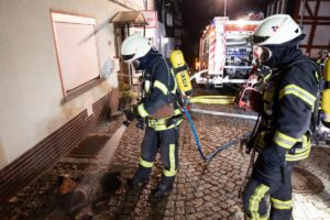 Homberg/Efze: Wohnungsbrand in der Altstadt
