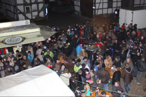 Glühweinparty in Zella am letzten Sonntag des Jahres