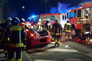 KS: Fünf Verletzte bei schwerem Unfall