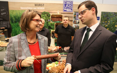 Hephata Diakonie als „Wurstbotschafterin“ Hessens in Berlin