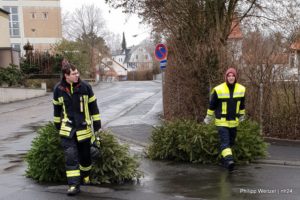 VB: Über 2.500 ausgediente Weihnachtsbäume eingesammelt
