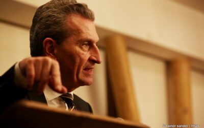 Buffet statt Hering – Neujahrsempfang mit Günther Oettinger