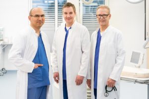 Ärzteteam des Herz- und Gefäßzentrums Nordhessen informiert vor Ort