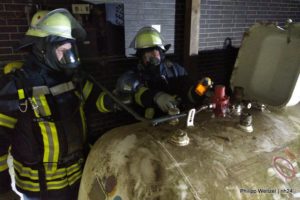 Gasleckage durch Freiwillige Feuerwehr gestoppt