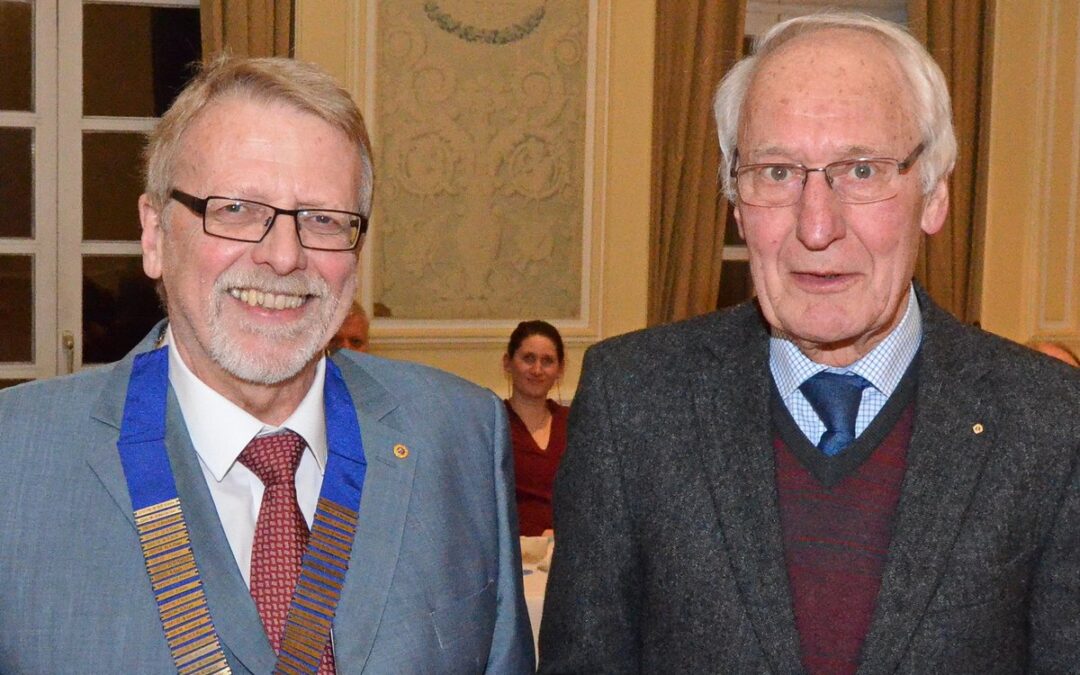 Karl Wetekam seit 50 Jahren ein Lion