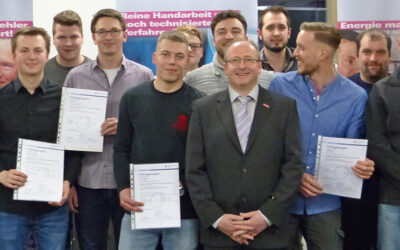 Ramon Well ist Prüfungsbester Anlagenmechaniker