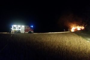 Harle: Kameraden aus Königshagen unterstützen Löschmaßnahmen