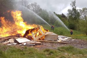In der Rolle einer Berufsfeuerwehr