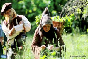 Springen wie ein Hirsch mit Giersch