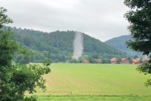 Panzermine in Weser gesprengt