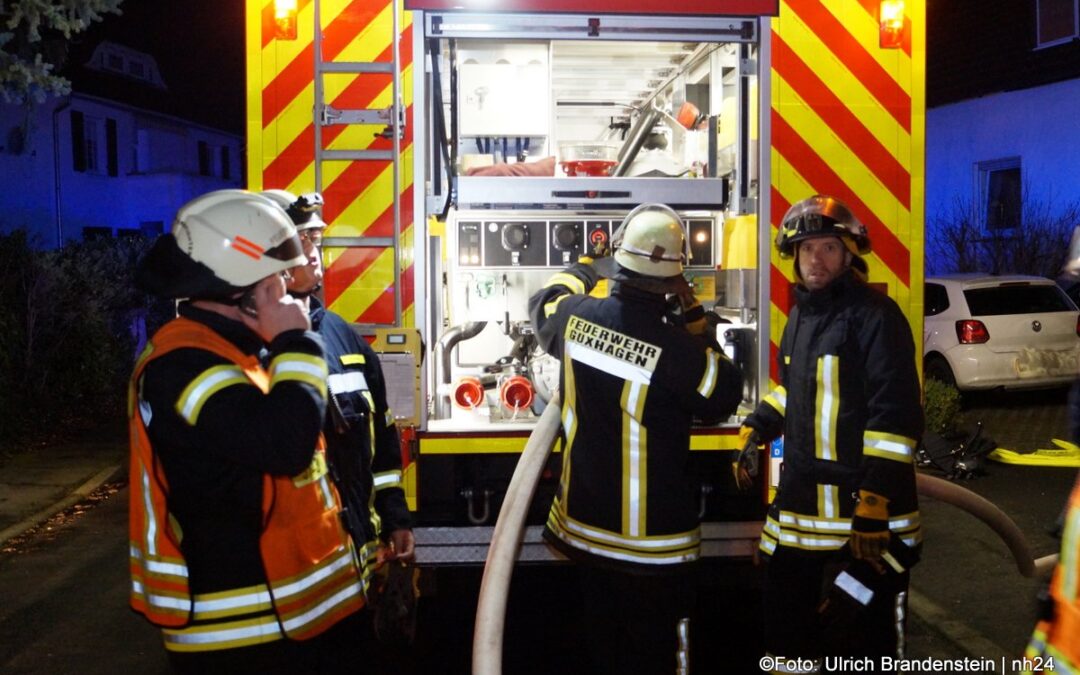 Guxhagen: Feuerwehr verhindert Dachstuhlbrand – zwei Verletzte
