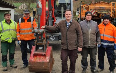 Antrifttal: Neuer Bagger für den Bauhof