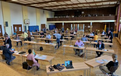 Stadtverordnete kommen zur konstituierenden Sitzung zusammen