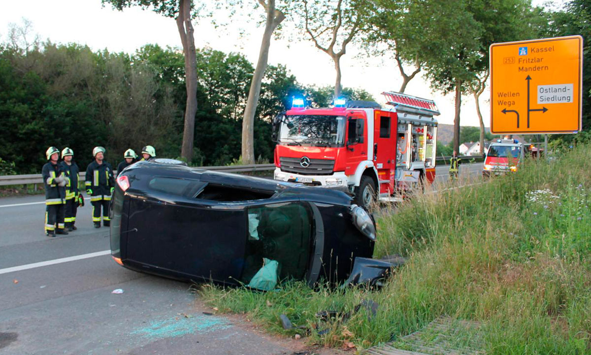 Autofahrer (36) Aus Fritzlar Verletzt Sich Bei Unfall Schwer – Nh24.de