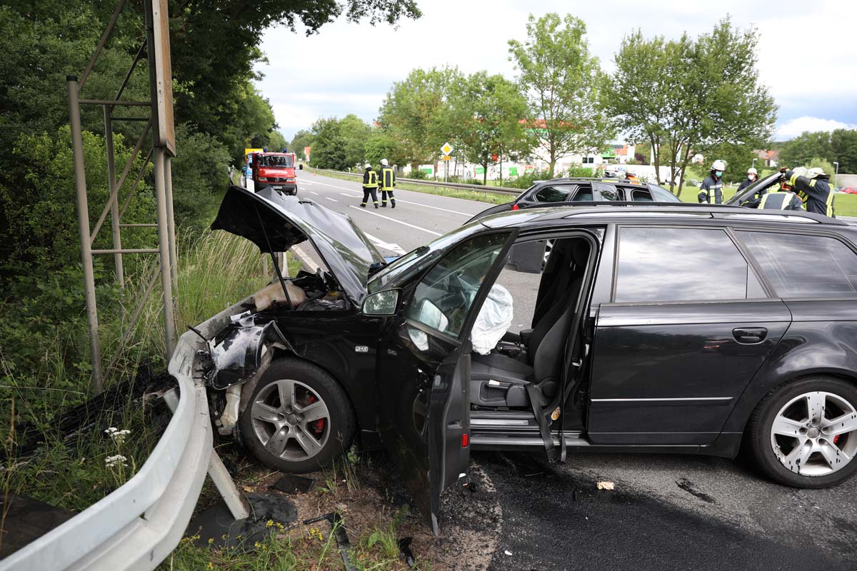 Drei Verletzte Bei Unfall Auf Der B 254 - Nh24.de