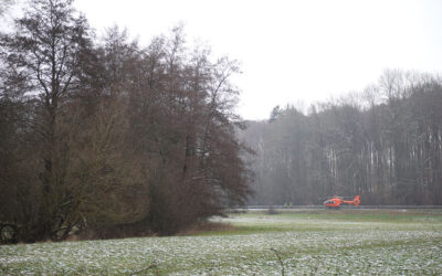 Bad Zwesten: Rettungshubschrauber fliegt verletzte Frau in Klinik