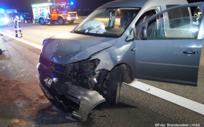 Vermutlich alkoholisierte Fahrerin verursacht Unfall auf der A 7