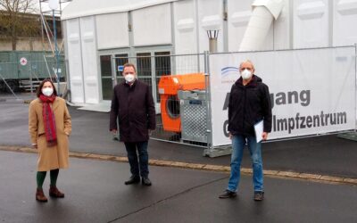 DIE LINKE besucht Fritzlarer Impfzentrum