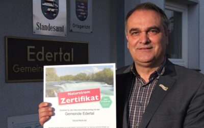 Edertal bezieht zu 100 Prozent Ökostrom