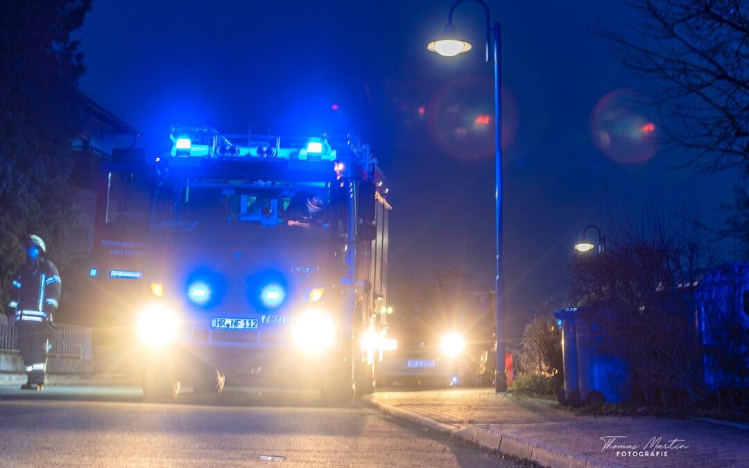 Alarmierte Feuerwehr unterbricht Grillabend