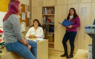 In der Pandemie können Betreuer zur Not auch Astronauten sein