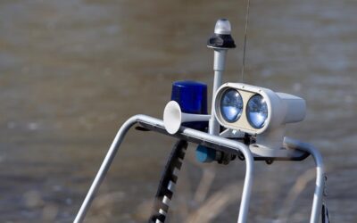 Boote prallen auf der Fulda in Kassel zusammen