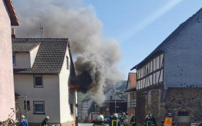 Zimmerbrand in Spieskappel schnell gelöscht (Video)