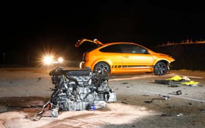 (Video)A 49: Schwerer Unfall im Bereich der Abfahrt Neuental