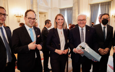 Sina Best beim Kommunalkonvent des Bundespräsidenten