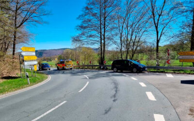 Vier Motorradfahrer am Samstag bei Unfällen im Schwalm-Eder-Kreis leicht verletzt