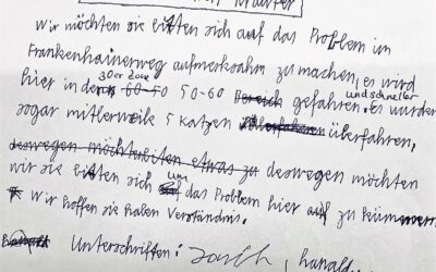 Wenn Kinder Briefe an den Bürgermeister schreiben