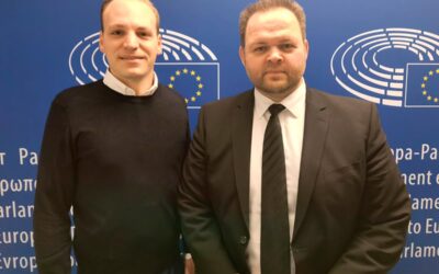 Johannes Strohm hospitiert bei Europaabgeordnetem