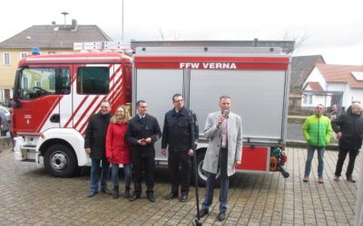 Neues Löschfahrzeug für Feuerwehr in Verna