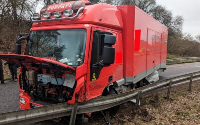 Schwerer Verkehrsunfall auf B3 bei Rauschenberg