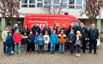 Feuerwehr im Klassenzimmer