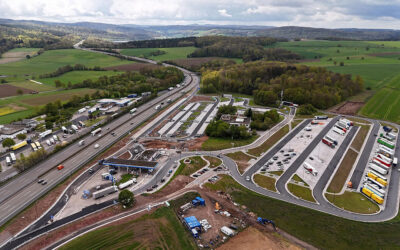 Umbauarbeiten an der Rastanlage Hasselberg-West abgeschlossen