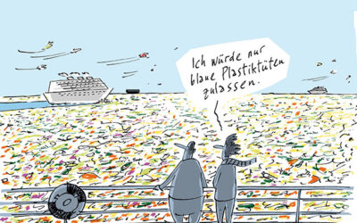 Karikaturen zu Klima, Konsum und anderen Katastrophen