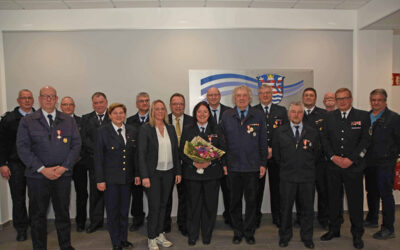 Goldene Ehrungen: Anerkennung für langjährigen Einsatz im Feuerwehrdienst