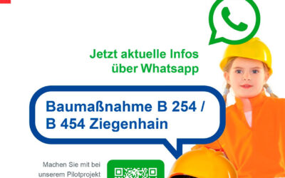 B 454 / B 254 Ziegenhain: Hessen Mobil liefert Informationen zu Baustellen